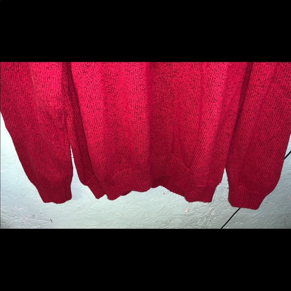Chaps Red Half Zip Sweater - Picture 5 of 12